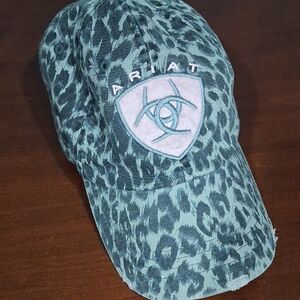Ariat Gray Leopard Pattern Hat